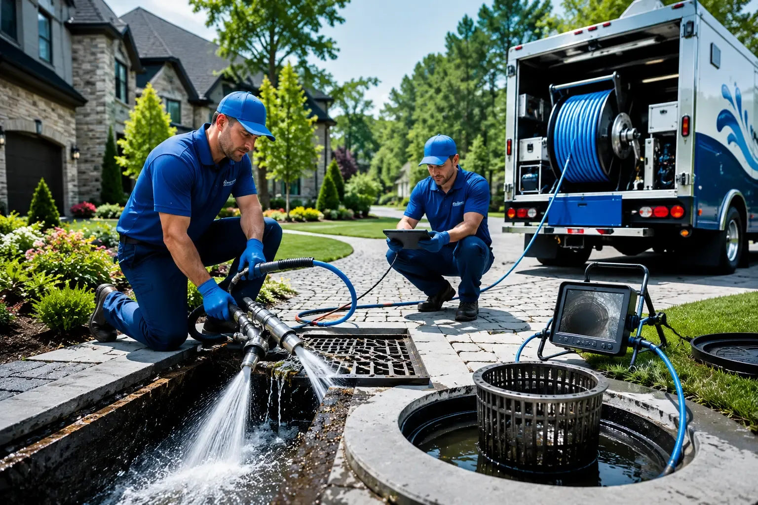 Local outdoor drain cleaning professionals in Weleetka, OK
